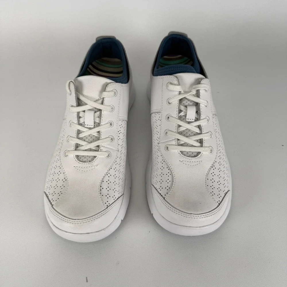 Women's Dansko Elise Sneakers White /Blue Size 42